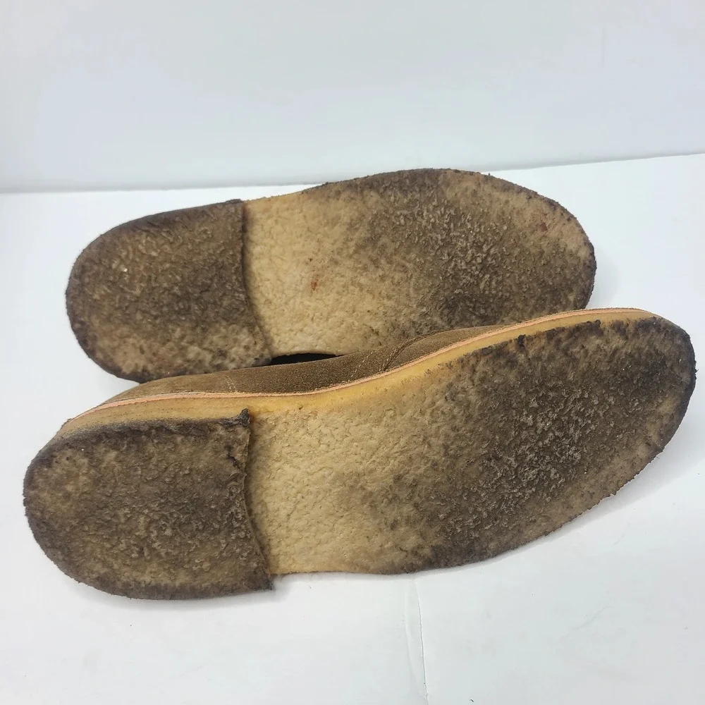 Rhodes Footwear Felix Suede Chukka Boots Crepe Sole Made in Italy Men's Size 11